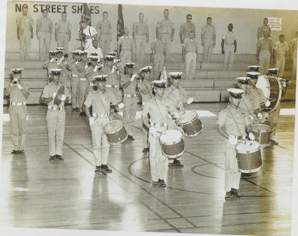 Drum and Bugle Team performing one of its routines